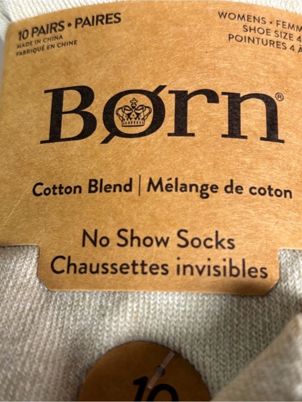 New Born Socks Women’s 10 Pair Multicolor Cotton Blend No Show Casual Active
